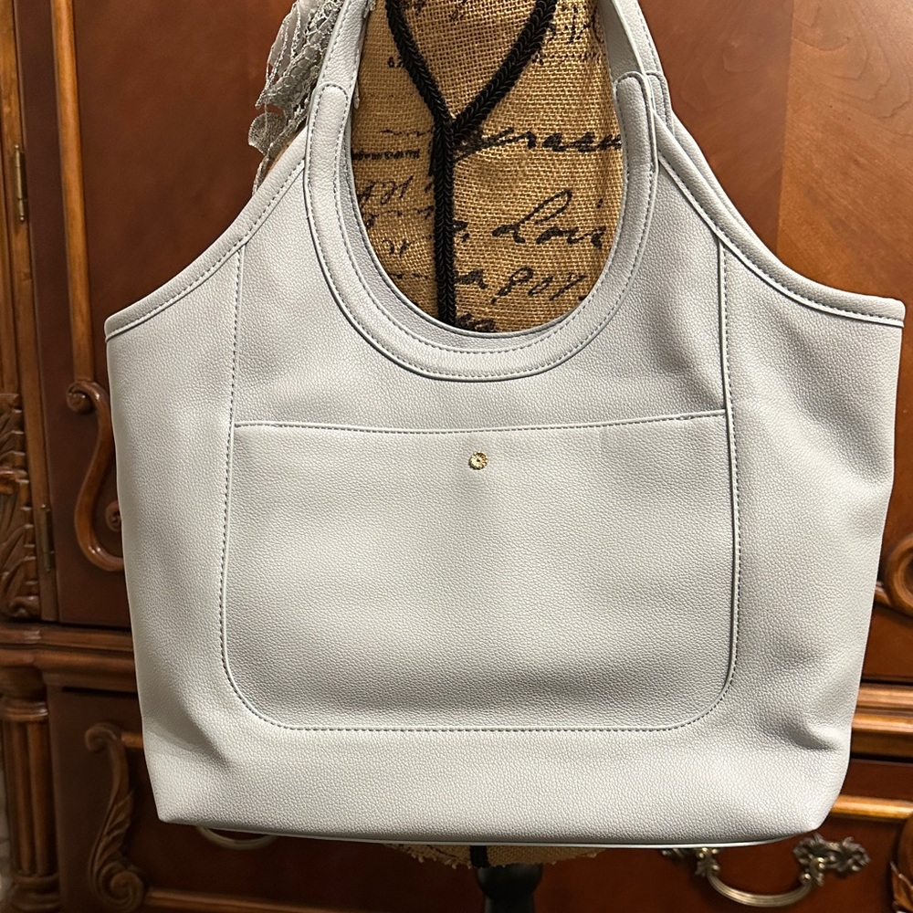LC Lauren Conrad large Light Blue Tote